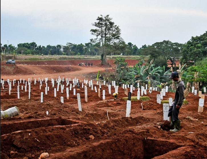   Pemakaman Jenazah Covid-19 di TPU Pondok Ranggon Kembali Meroket  