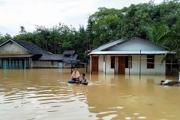 Ratusan Rumah Masih Terendam Banjir di Tabalong