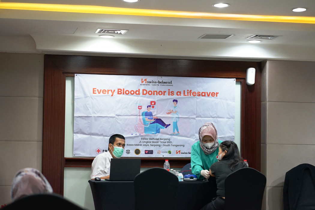 Memperingati Hari Donor Darah Sedunia, Swiss-Belhotel Serpong Adakan Kegiatan Donor Darah