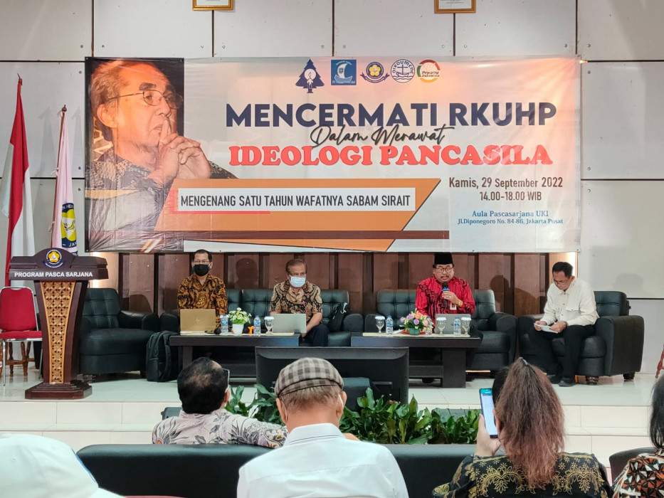 Wakil Kepala BPIP: Pentingnya Rawat Ideologi Pancasila dalam RKUHP 