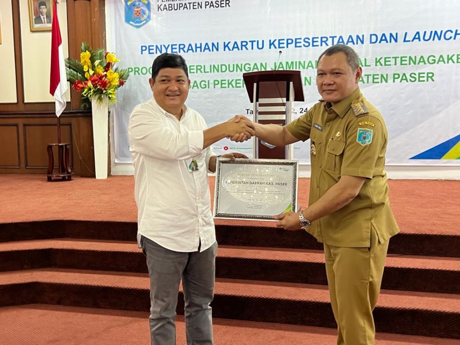 32.268 Pekerja Rentan di Kabupaten Paser Resmi Dilindungi BPJS Ketenagakerjaan