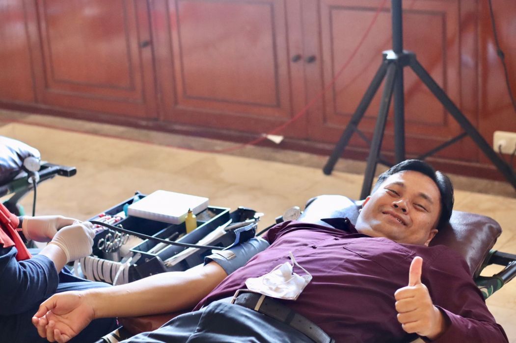 Bantu Stok Darah di PMI, Hotel Salak The Heritage Gelar Kegiatan Donor Darah