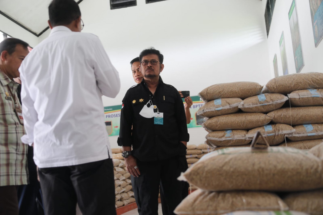 Di NTB, Mentan SYL: Pengelolaan Benih Sumber VUB Tingkatkan Produktivitas