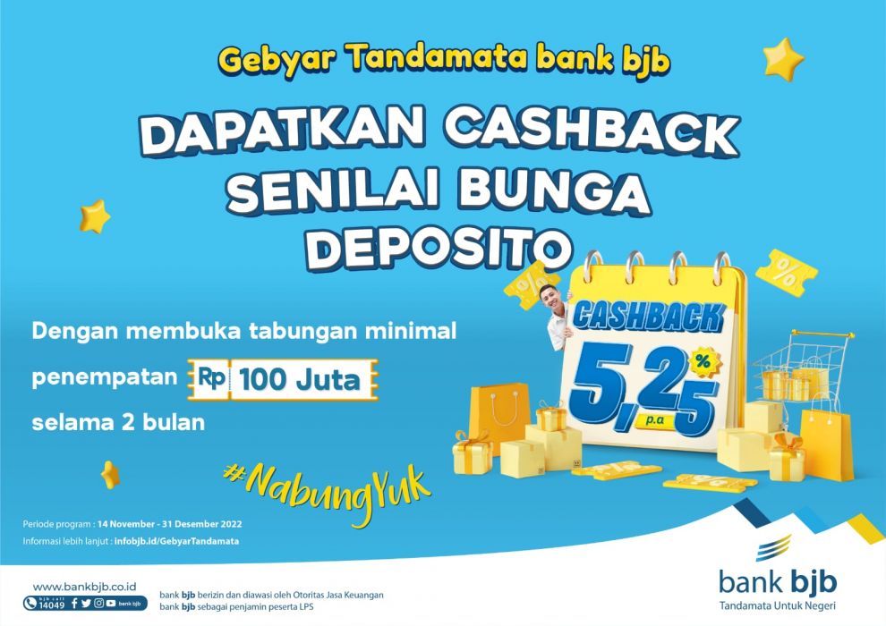 Akhir Tahun Nabung di bank bjb, Banyak Pilihan Hadiah Langsung