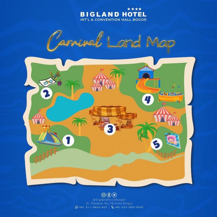 Rayakan Malam Tahun Baru, Bigland Hotel Bogor Gelar Carnival Land