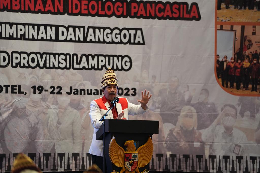 Hadapi Tahun Politik, BPIP Beri Penguatan Ideologi Pancasila ke Anggota DPRD Lampung