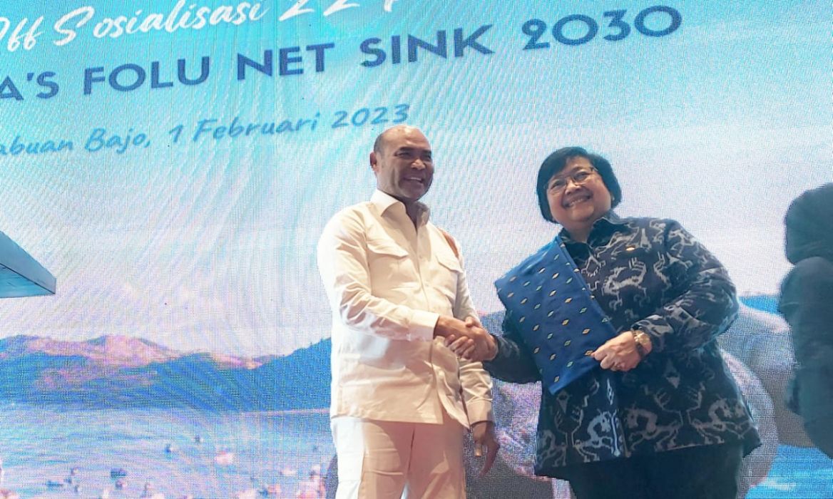  Kick Off Sosialisasi Sub Nasional Indonesia’s Forestry and Other Land Use (FOLU) Net Sink 2030 di 22 provinsi yang digelar di Labuan Bajo, NTT, Rabu (1/2/2023).