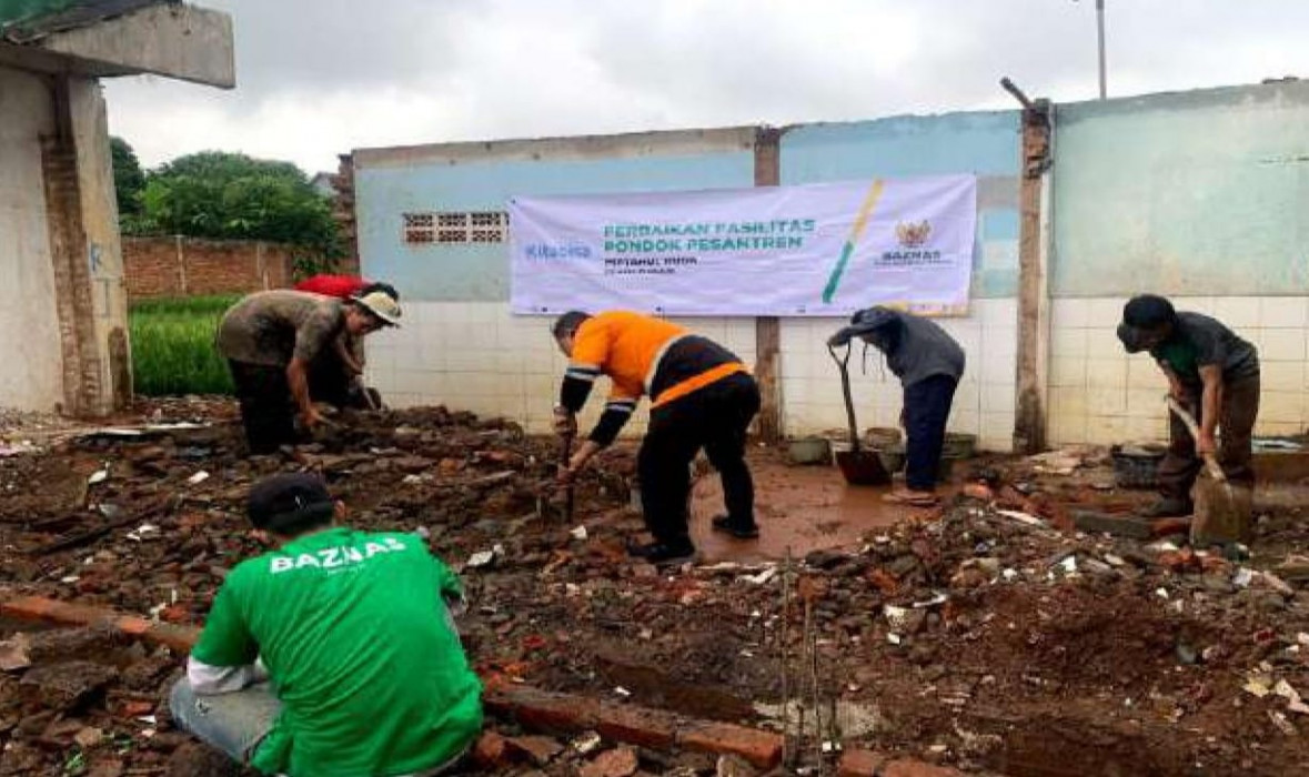 Renovasi Ponpes Terdampak Gempa Cianjur, Bantuan BAZNAS Masuki Tahap Dua