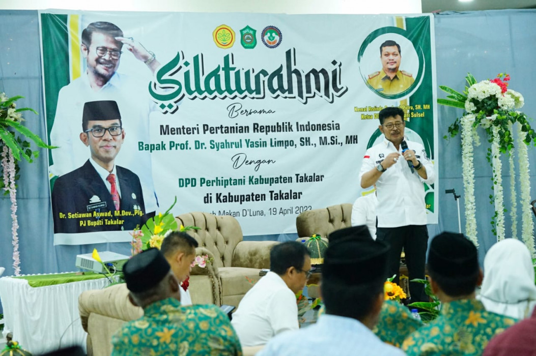 Mentan SYL Ajak Penyuluh Kabupaten Takalar Tanam Komoditas Strategis