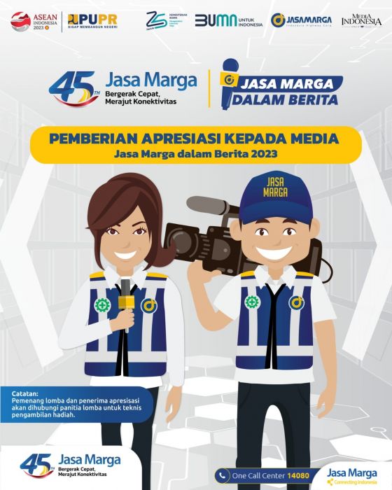 Jasa Marga Umumkan Pemenang Lomba Karya Jurnalistik “Jasa Marga Dalam Berita 2023”