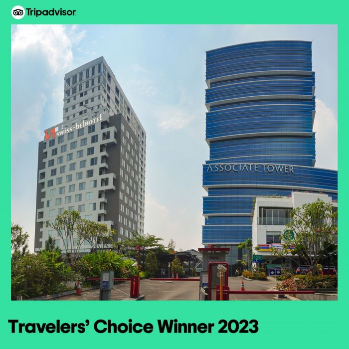 Swiss-Belhotel Serpong Raih Tripadvisor Travellers’ Choice Award, Tiga Tahun Berturut-turut 