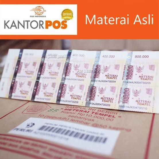 Meterai dari PT Pos Indonesia