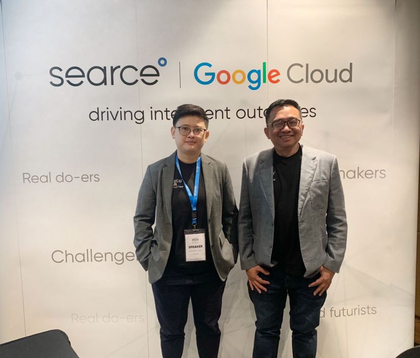 Benedikta Satya, Country Director, Searce Indonesia (kiri) dan Anang Efendy, Country Manager, Enterprise and Public Sector, Indonesia, Google Cloud.