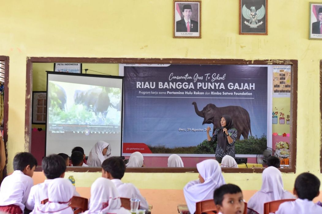 Conservation Goes To School, PHR Ajak Anak-anak Lestarikan Gajah dan Hutan Riau