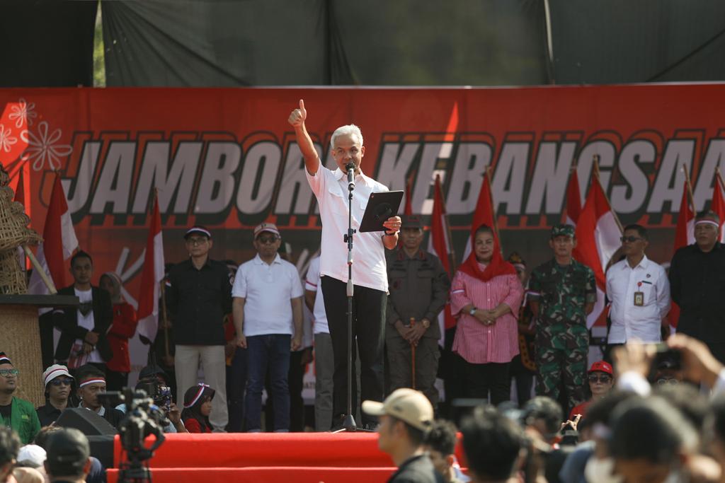 Jambore Kebangsaan, Ganjar: Jateng Harus Jadi Contoh Pemilu Damai