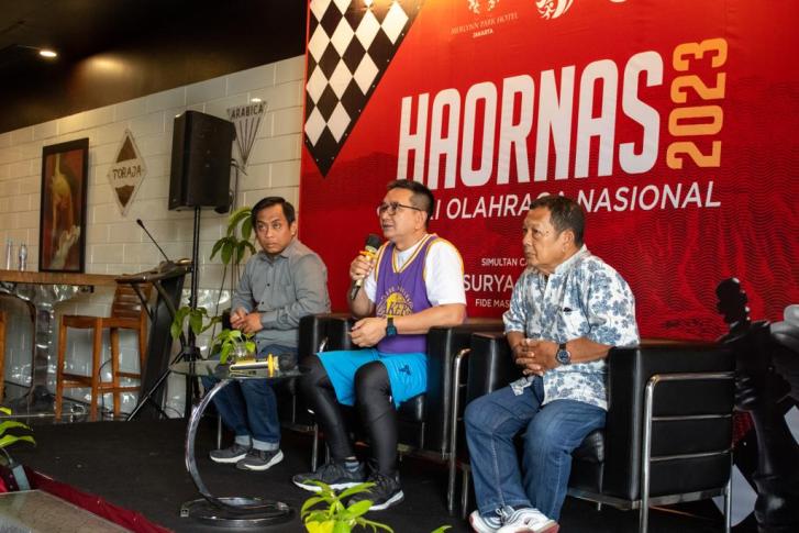 Sambut Haornas, FIDE Master International Bertanding di Merlynn Park Hotel Jakarta 