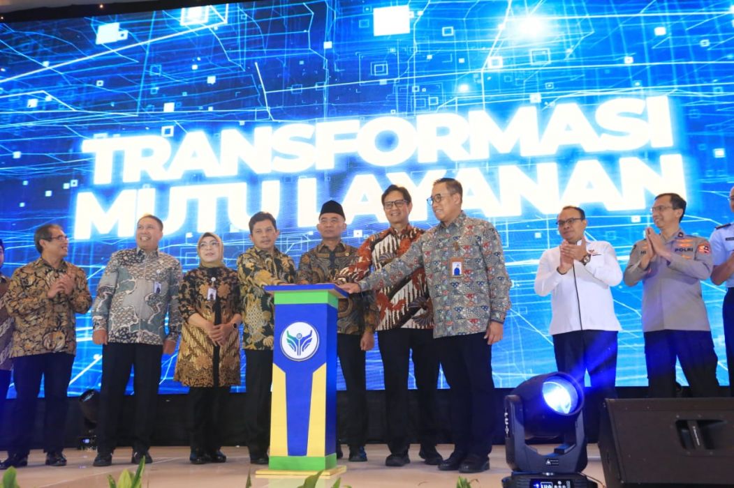 Pertemuan Nasional Fasilitas Kesehatan BPJS Kesehatan Tahun 2023 dan Launching Transformasi Mutu Layanan Program JKN di Jakarta, Senin (2/10/2023)