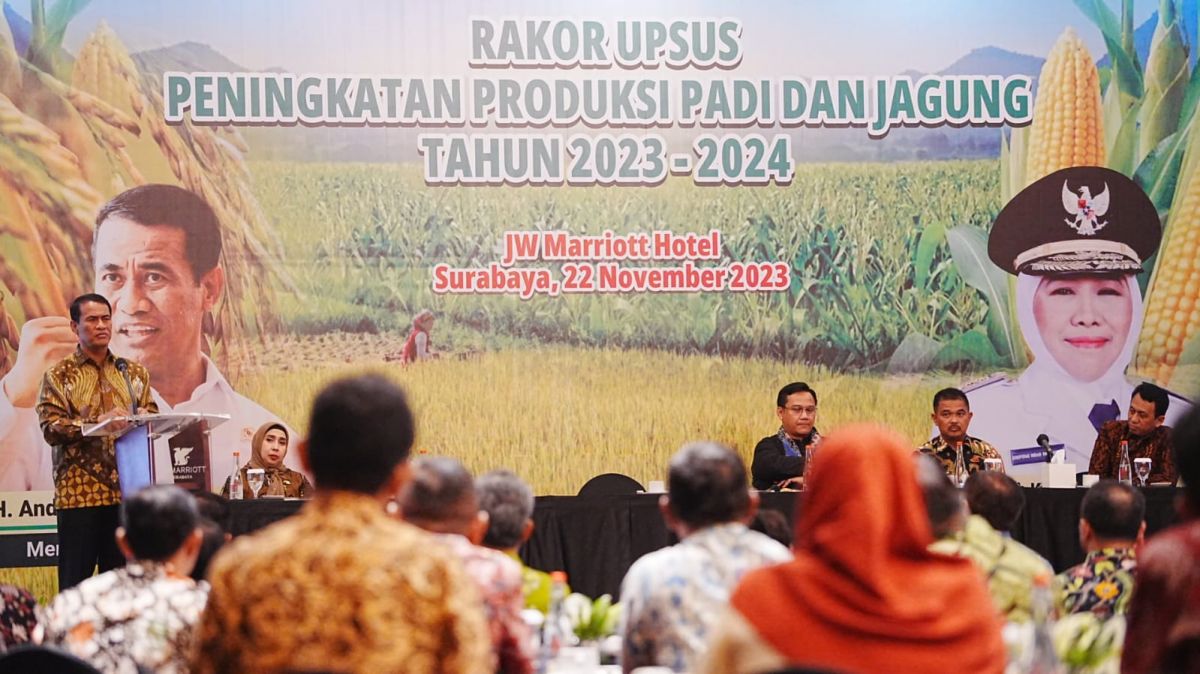 Produsen Terbesar Nasional, Jatim Terus Dipacu Tingkatkan Produksi Padi dan Jagung