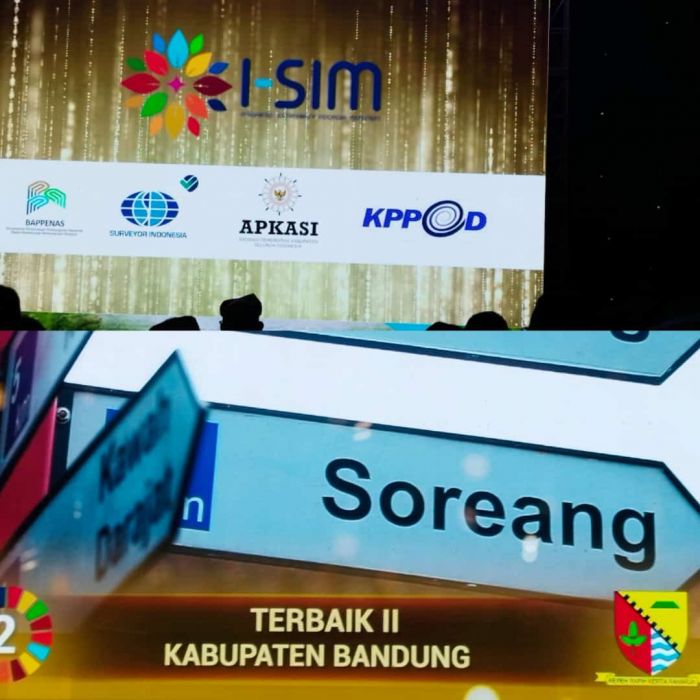 Dukung Program SDGs, Pemkab Bandung Juara 2 I-SIM For Regencies 2023