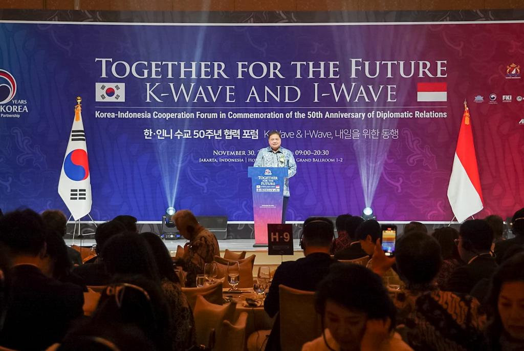 Peringati 50 Tahun Hubungan Indonesia dan Korea Selatan, Menko Airlangga Tekankan Kerja Sama Ekonomi Digital bagi Pengembangan UMKM