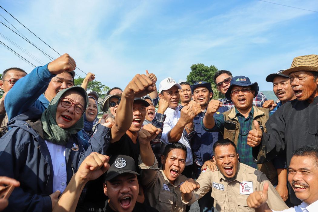 Kunjungi Kabupaten Bandung, Mentan Amran Ajak Petani Percepat Waktu Tanam