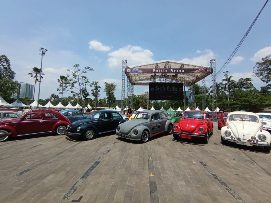 Volkswagen Beetle Club Gelar Rangkaian Kontes Beetle Battle IV di Senayan Park