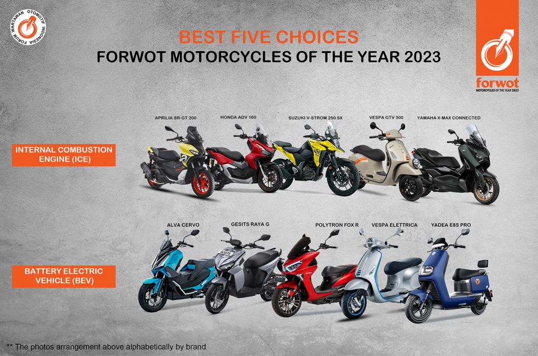 Forwot Umumkan Finalis Cars dan Motorcycles of the Year 2023