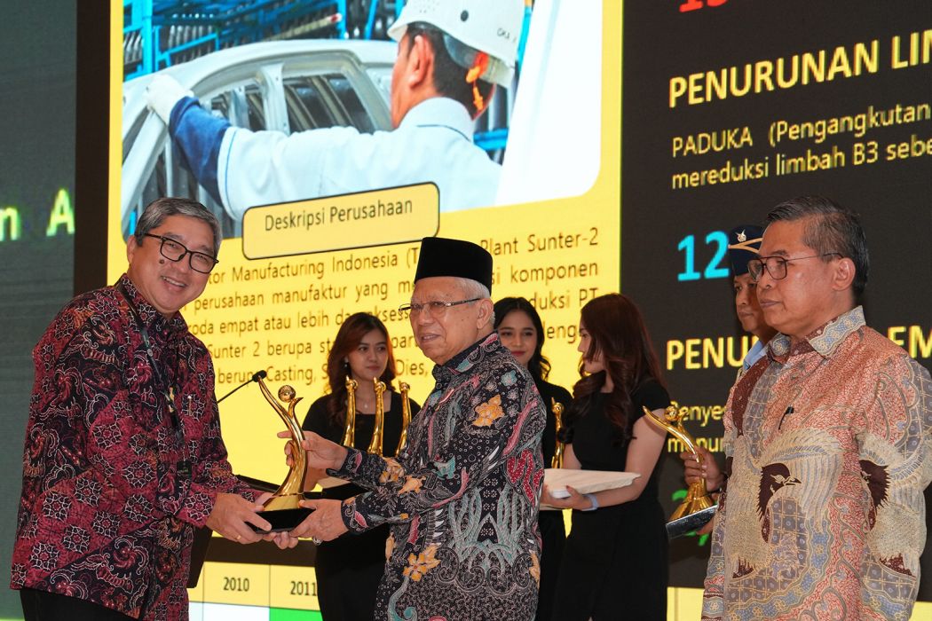 Pabrik Toyota Indonesia Raih Penghargaan Proper Emas dari KLHK