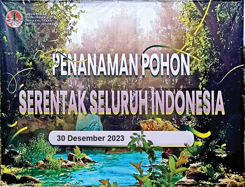 KLHK melaksanakan kegiatan penanaman pohon serentak di seluruh wilayah Indonesia. 