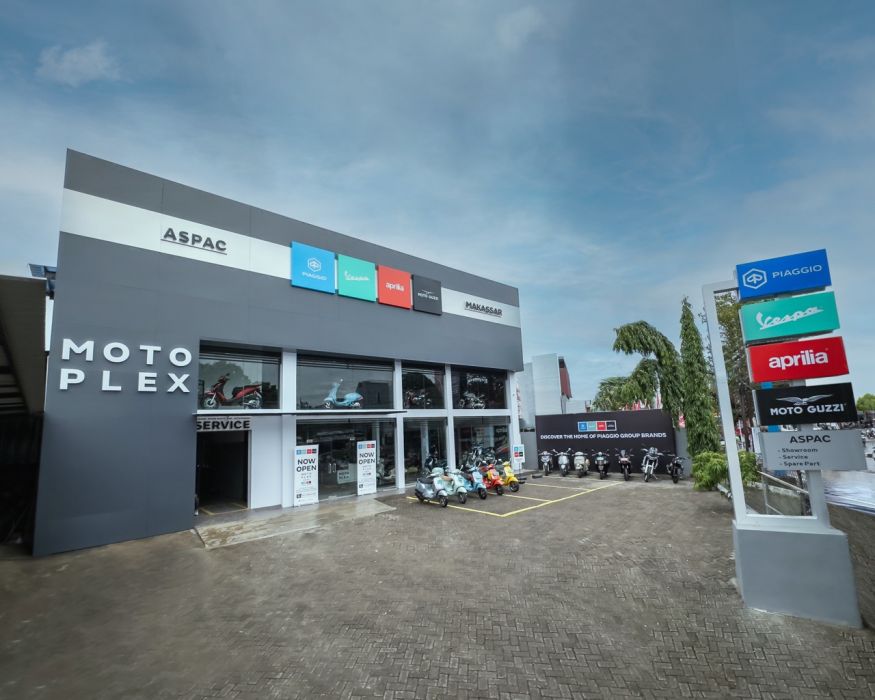 PT Piaggio Indonesia Upgrade Dealer Motoplex di Sulawesi 