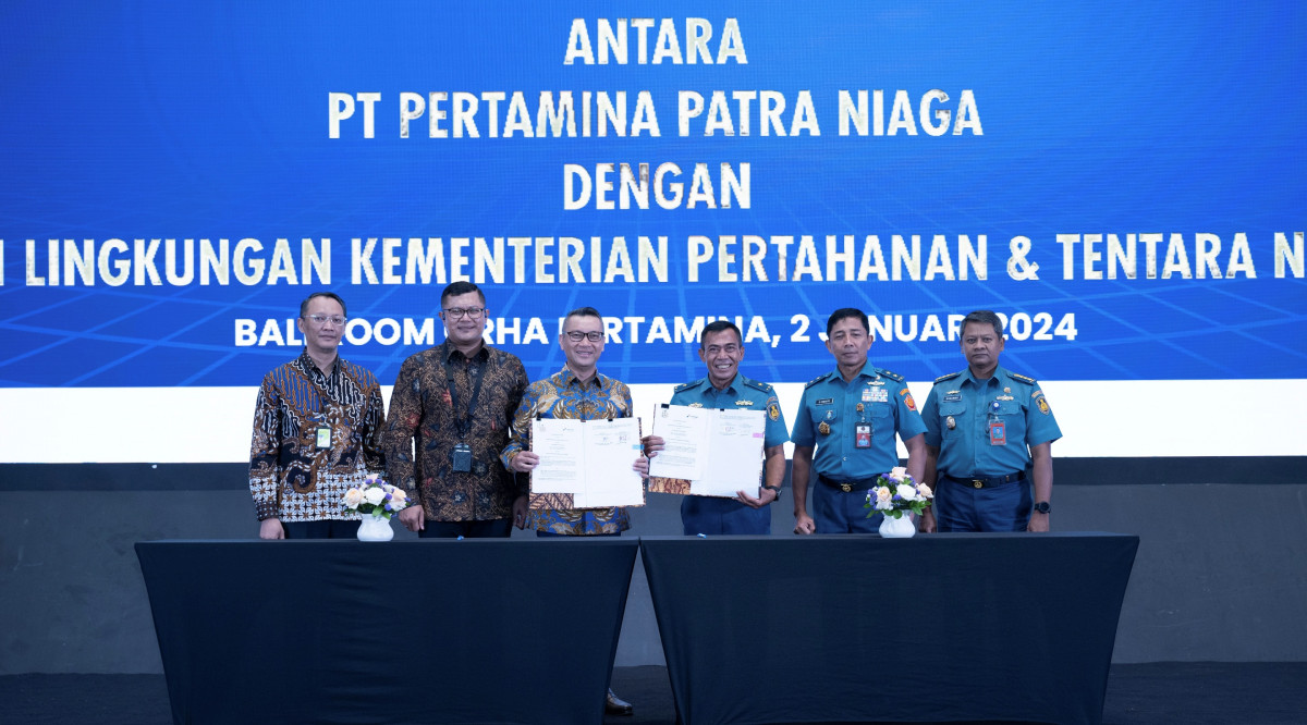 Dukung Pertahanan Negara, Pertamina Patra Niaga Pasok BBM & Pelumas untuk Kemenhan dan TNI