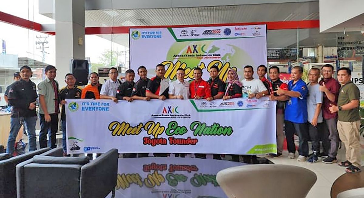 AXIC dan Toyota Carbon Fighter Gelar Kopdar Lintas Komunitas di Medan Binjai