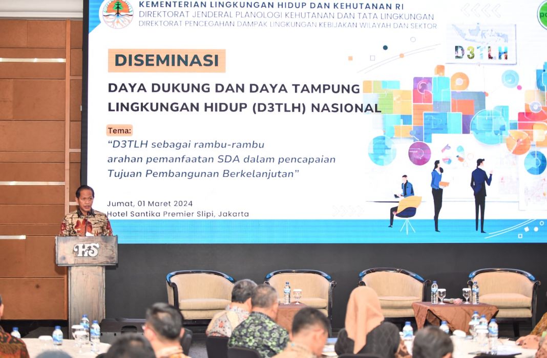 Dirjen PKTL Hanif Faisol Nurofiq, dalam arahannya pada kegiatan Desiminasi D3TLH di Jakarta, Jumat (1/3).