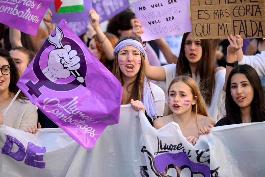 Peringatan Hari Perempuan Internasional di Spanyol