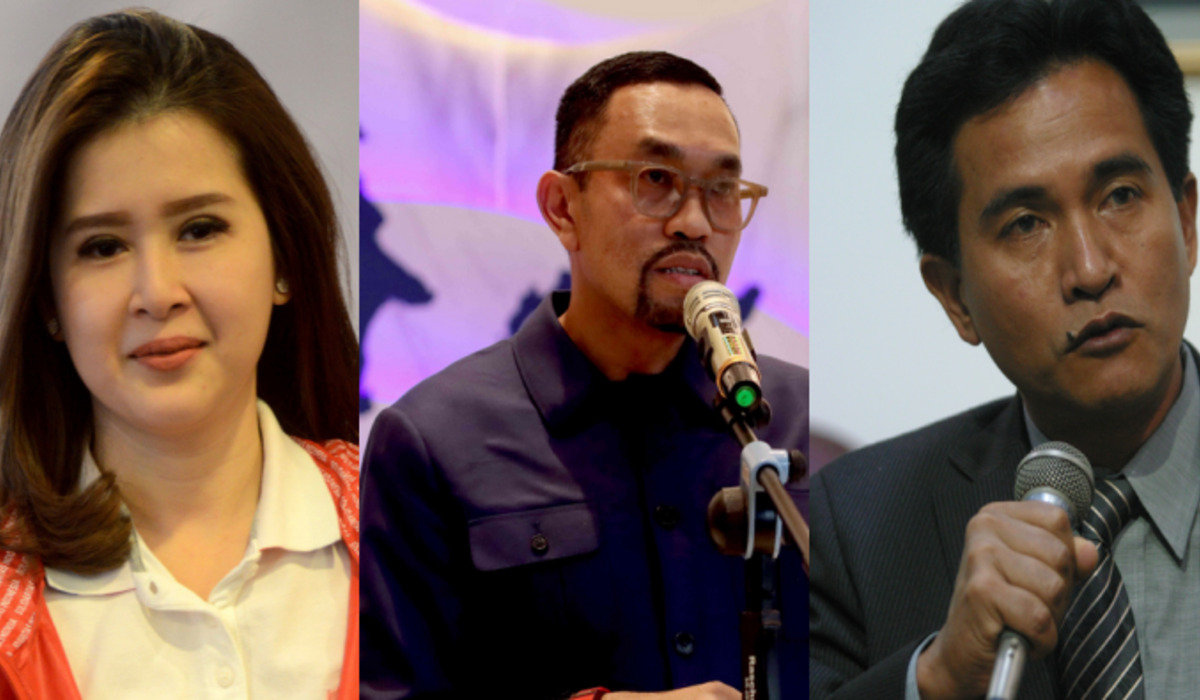 Grace Natalie, Ahmad Sahroni, dan Yusril Izha Mahendra, tokoh-tokoh yang diprediksi akan jadi menteri Prabowo-Gibran.