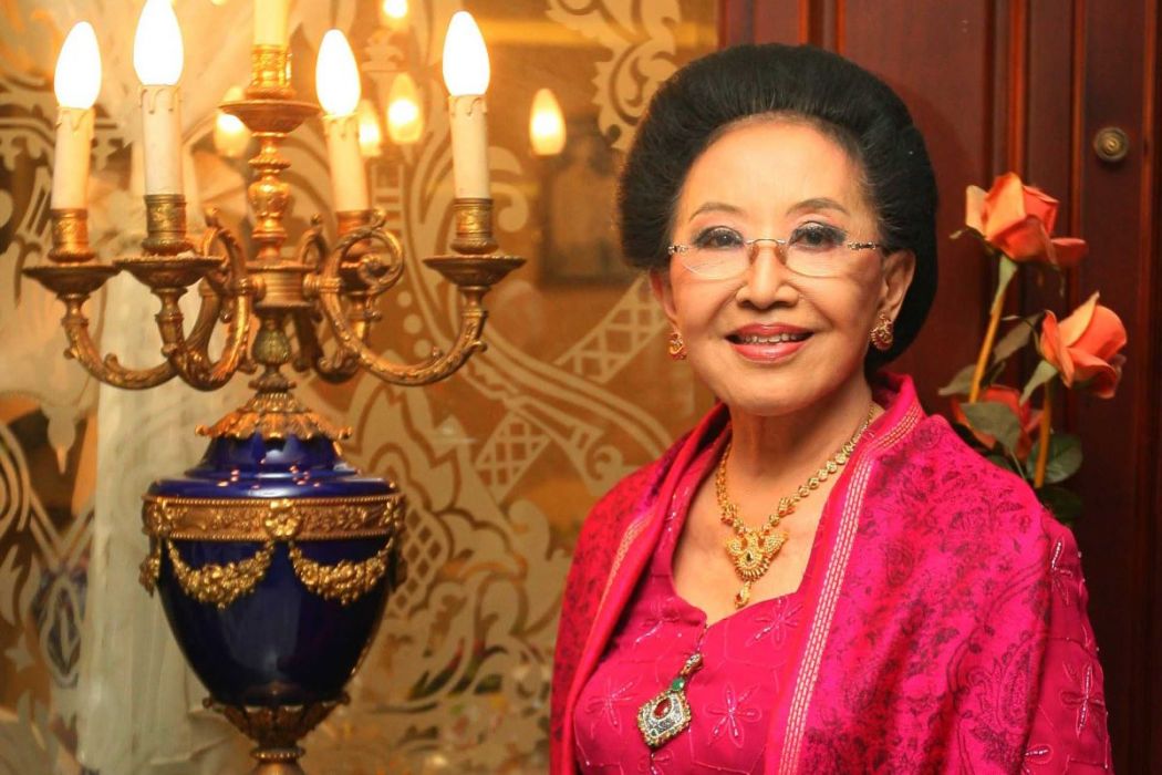 Pendiri Mustika Ratu dan Yayasan Puteri Indonesia Mooryati Soedibyo. Foto diambil pada 2013 silam.