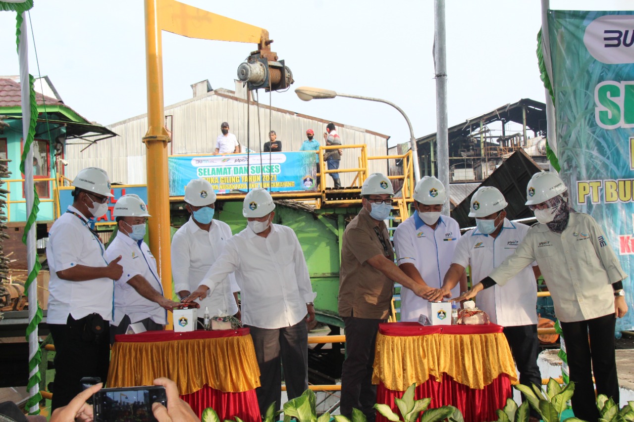 Mulai Giling, Pabrik Gula Bungamayang Siap Produksi 55 Ribu Ton