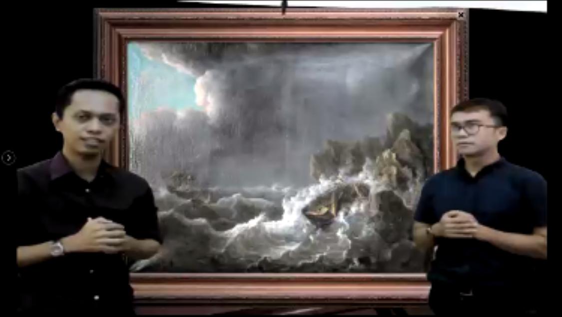 Kapal termasuk badai gambar lukisan karya dilanda saleh raden 10+ Ide