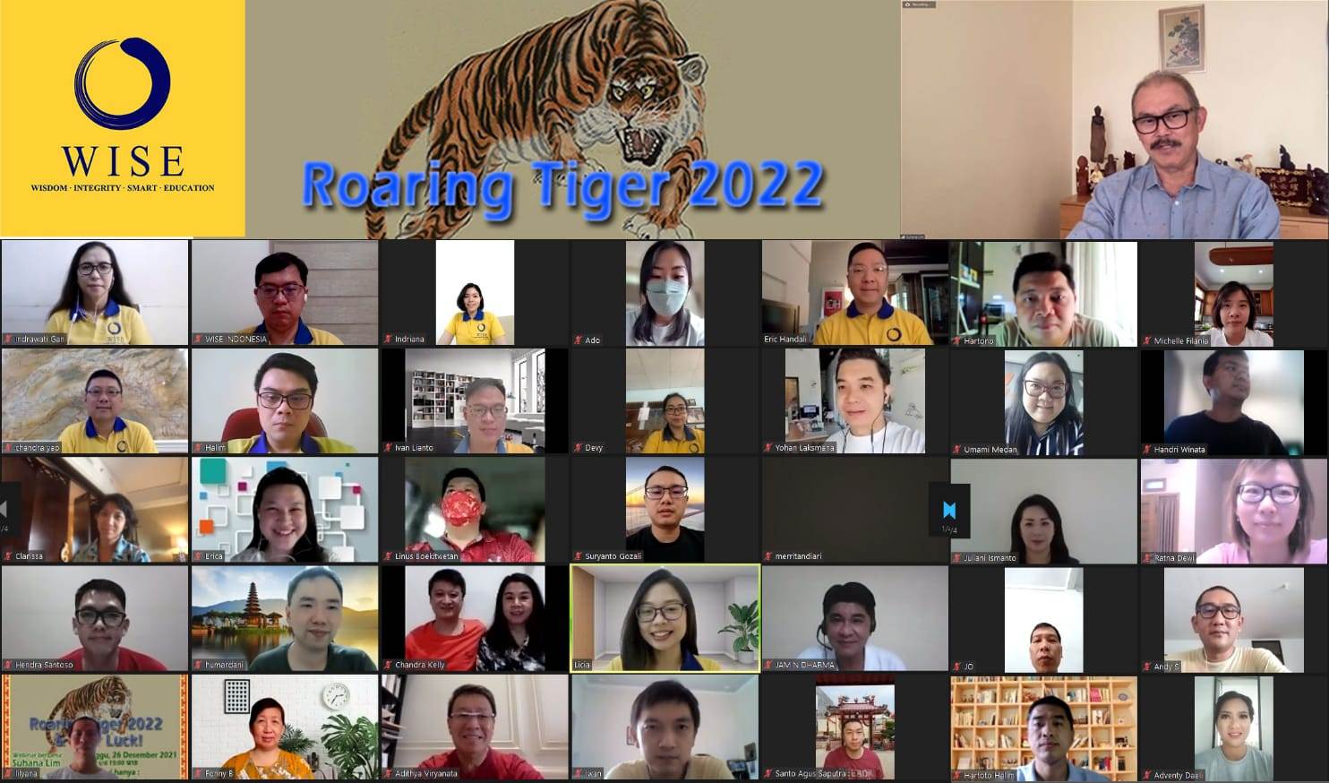 2022 tahun harimau Kelas Latih