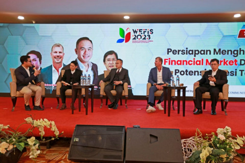 World Economic Forum Investment & Strategy (WEFIS) 2023 yang diselenggarakan di Hotel Grand Paragon, Jakarta.