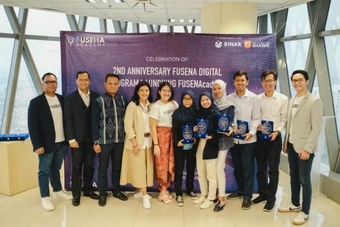 Acara peluncuran FusenAcademy yang dilakukan Fusena Digital di Jakarta, Rabu (21/12). 