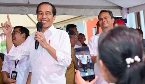 Presiden Joko Widodo (Jokowi) di Labuan Bajo.