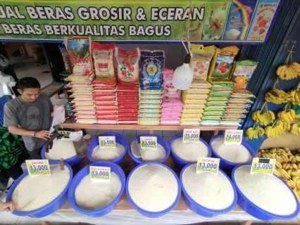 Harga Beras di Pasar Kramat Jati masih Tinggi