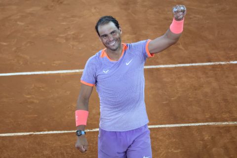  Singkirkan De Minaur, Nadal  Hadapi Pedro di Perempat Final Madrid Terbuka