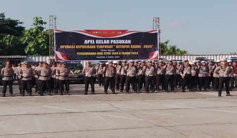 Polres Klaten Terjunkan 403 Personel untuk Operasi Ketupat Candi 2024 