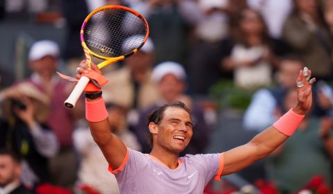 Menang Telak Atas Darwin Blanch, Rafael Nadal ke Putaran Kedua Madrid Terbuka