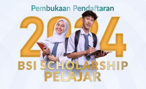 Pembukaan Pendaftaran BSI Scholarship Pelajar
