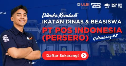 PT Pos Indonesia kembali memberi kesempatan mahasiswa ULBI meraih beasiswa ikatan dinas