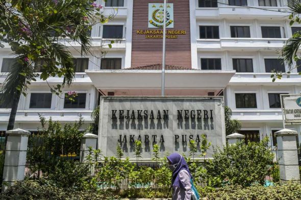Kantor Kejaksaan Negeri Jakarta Pusat Ditutup Sementara