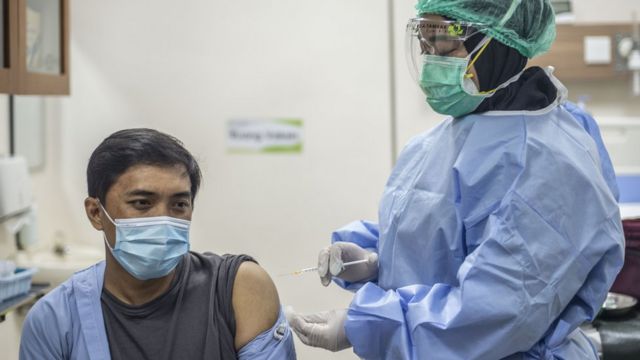Baru 150 Ribu Tenaga Kesehatan yang Mendaftar Vaksinasi 